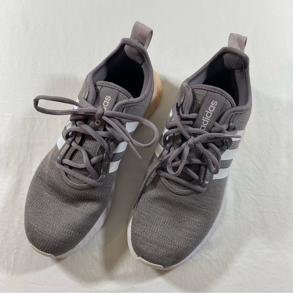 Adidas Kaptir Super Shoe Sneakers Woman’s 7.5 gray athletic Running Tennis shoes